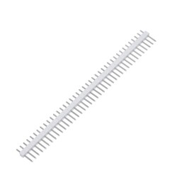 1x40 Erkek Header 40 Pin 2.54mm 180 Derece - Beyaz - Motorobit