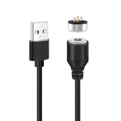 2-Pin 10mm Kablolu Pogo Pin Manyetik Konnektör Takımı - USB Soketli - LIKE