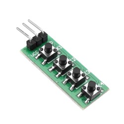 KC11B04 4 Butonlu Analog Sinyal Çıkış Kartı - Arduino Uyumlu - Motorobit
