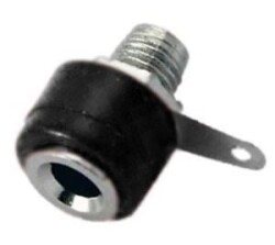 4mm Born Jak - Banana Siyah Kısa Dişi Soket Vidalı - Motorobit