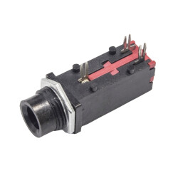 6.3mm Stereo Jack Dişi Şase Tipi - Motorobit