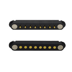 8-Pin 2.54mm Pogo Pin Manyetik Konnektör Takımı - Motorobit