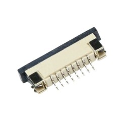 8 Pin SMD Flat Kablo Yuvası 1mm Pin Aralığı - Motorobit