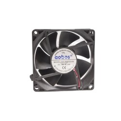 80x80x25mm 5V 0.14A Fan 2 Kablolu - Aobos