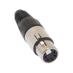 Canon / XLR 5 Pin Jack - Dişi - Motorobit