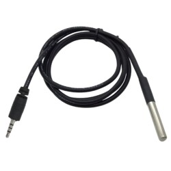 DS18B20 6x50mm Dijital Sıcaklık Sensörü TH10/TH16 Uyumlu - 1 Metre - Motorobit