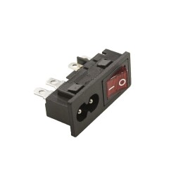 Işıklı 2 Pin Power Soketi - Motorobit