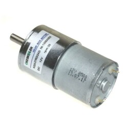 KGA37 12V 30Rpm 37mm Redüktörlü Dc Motor - Keskinler