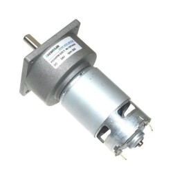 KGA60 24V 200Rpm 60mm Redüktörlü Flanşlı Dc Motor - Keskinler