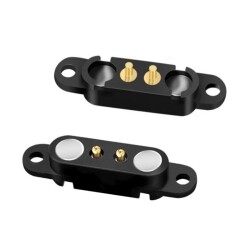 LK-2PIN-1840404 2-Pin 2.54mm Pogo Pin Manyetik Konnektör Takımı - Kulaklı - LIKE