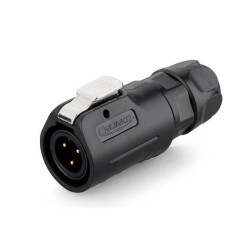 LP-12-C03PE-02-001 3-Pin Su Geçirmez Konnektör - Erkek - CNLINKO