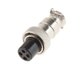 Mike Konnektör 4-Pin 12mm - Dişi - Motorobit