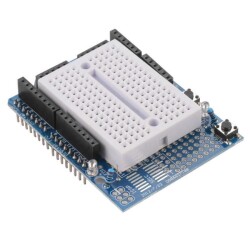 Mini Breadboardlu Arduino UNO R3 Proto Shield Kiti - Motorobit