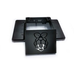 Orjinal Raspberry Pi 7 Inch Dokunmatik Ekran Koruyucu Kasa - Siyah - Raspberry Pi