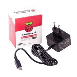 Orjinal Raspberry Pi Adaptör 5V 3A - Siyah - Raspberry Pi