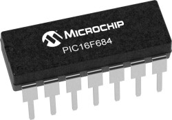 PIC16F684-I/P PDIP-14 20MHz Mikrodenetleyici - Motorobit