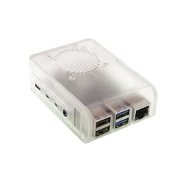Raspberry Pi 4 Şeffaf Muhafaza Kutusu - Motorobit