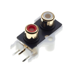 RCA-209 3.5mm Stereo RCA Jack Dişi - PCB Tip - Motorobit