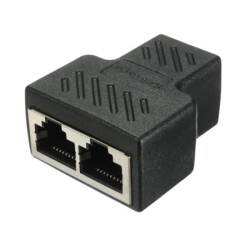 RJ45 1-to-2 Dişi Çoklayıcı Ethernet Konnektörü - Motorobit