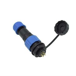 SD16 4 Pin 16mm Su Geçirmez Konnektör Takımı - Panel Tipi - Motorobit