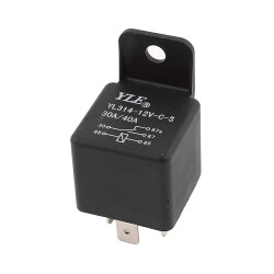 YL314-12V-C-S 12V 30A/40A Otomotiv Rölesi 5-Pin - YLE